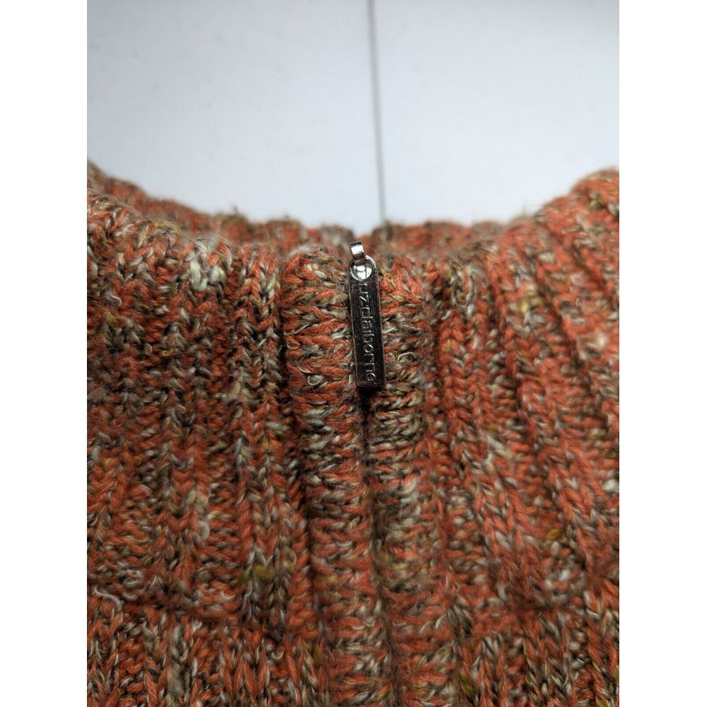 Liz Claiborne Pullover Sweater Women's Size XL Heavy Stretch 1/4 Zip Collar - Picture 7 of 9